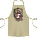 Knights Templar England St Georges Day Cotton Apron 100% Organic Khaki