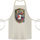 Knights Templar England St Georges Day Cotton Apron 100% Organic Natural