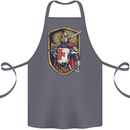 Knights Templar England St Georges Day Cotton Apron 100% Organic Steel