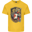 Knights Templar England St Georges Day Kids T-Shirt Childrens Yellow