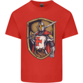 Knights Templar England St Georges Day Mens Cotton T-Shirt Tee Top Red