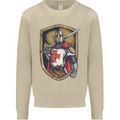 Knights Templar England St Georges Day Mens Sweatshirt Jumper Sand