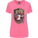 Knights Templar England St Georges Day Womens Wider Cut T-Shirt Azalea