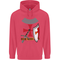 Knights Templar Fancy Dress St Georges Day Childrens Kids Hoodie Heliconia