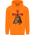 Knights Templar Prayer St. George's Day Childrens Kids Hoodie Orange