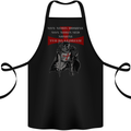 Knights Templar Prayer St. George's Day Cotton Apron 100% Organic Black