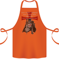 Knights Templar Prayer St. George's Day Cotton Apron 100% Organic Orange