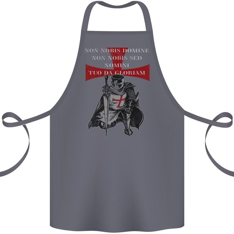Knights Templar Prayer St. George's Day Cotton Apron 100% Organic Steel