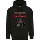Knights Templar Prayer St. George's Day Mens 80% Cotton Hoodie Black