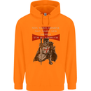 Knights Templar Prayer St. George's Day Mens 80% Cotton Hoodie Orange