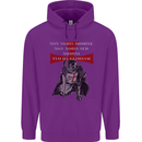 Knights Templar Prayer St. George's Day Mens 80% Cotton Hoodie Purple