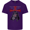 Knights Templar Prayer St. George's Day Mens Cotton T-Shirt Tee Top Purple