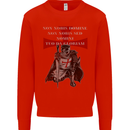 Knights Templar Prayer St. George's Day Mens Sweatshirt Jumper Bright Red