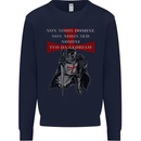Knights Templar Prayer St. George's Day Mens Sweatshirt Jumper Navy Blue