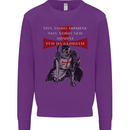 Knights Templar Prayer St. George's Day Mens Sweatshirt Jumper Purple
