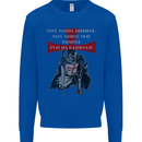 Knights Templar Prayer St. George's Day Mens Sweatshirt Jumper Royal Blue
