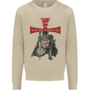 Knights Templar Prayer St. George's Day Mens Sweatshirt Jumper Sand