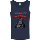 Knights Templar Prayer St. George's Day Mens Vest Tank Top Navy Blue