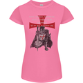 Knights Templar Prayer St. George's Day Womens Petite Cut T-Shirt Azalea