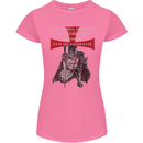 Knights Templar Prayer St. George's Day Womens Petite Cut T-Shirt Azalea