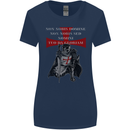 Knights Templar Prayer St. George's Day Womens Wider Cut T-Shirt Navy Blue