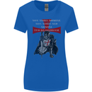 Knights Templar Prayer St. George's Day Womens Wider Cut T-Shirt Royal Blue