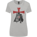 Knights Templar Prayer St. George's Day Womens Wider Cut T-Shirt Sports Grey