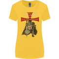 Knights Templar Prayer St. George's Day Womens Wider Cut T-Shirt Yellow