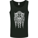 Knights Templar Skull Roman Warrior MMA Gym Mens Vest Tank Top Black