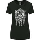 Knights Templar Skull Roman Warrior MMA Gym Womens Wider Cut T-Shirt Black