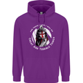 Knights Templar St. George's Father's Day Childrens Kids Hoodie Purple
