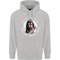 Knights Templar St. George's Father's Day Childrens Kids Hoodie Sports Grey