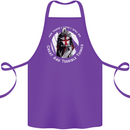 Knights Templar St. George's Father's Day Cotton Apron 100% Organic Purple