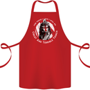 Knights Templar St. George's Father's Day Cotton Apron 100% Organic Red