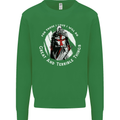 Knights Templar St. George's Father's Day Kids Sweatshirt Jumper Irish Green