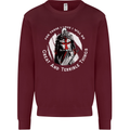 Knights Templar St. George's Father's Day Kids Sweatshirt Jumper Maroon