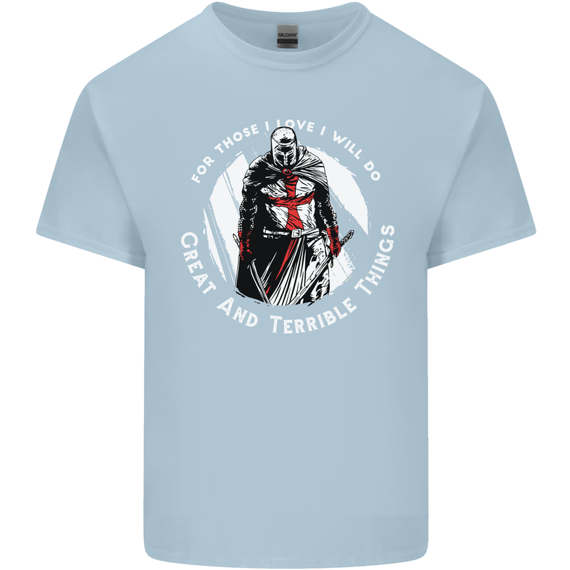 Knights Templar St. George's Father's Day Kids T-Shirt Childrens Light Blue