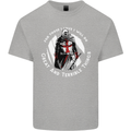Knights Templar St. George's Father's Day Kids T-Shirt Childrens Sports Grey