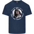 Knights Templar St. George's Father's Day Mens Cotton T-Shirt Tee Top Navy Blue