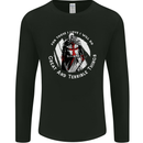 Knights Templar St. George's Father's Day Mens Long Sleeve T-Shirt Black