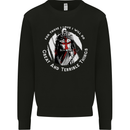 Knights Templar St. George's Father's Day Mens Sweatshirt Jumper Black