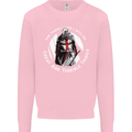 Knights Templar St. George's Father's Day Mens Sweatshirt Jumper Light Pink