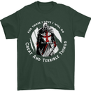 Knights Templar St. George's Father's Day Mens T-Shirt Cotton Gildan Forest Green