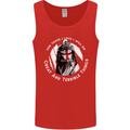 Knights Templar St. George's Father's Day Mens Vest Tank Top Red