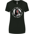 Knights Templar St. George's Father's Day Womens Wider Cut T-Shirt Black