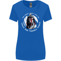 Knights Templar St. George's Father's Day Womens Wider Cut T-Shirt Royal Blue