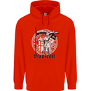 Knights Templar St Georges Day Beauseant Childrens Kids Hoodie Bright Red