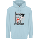 Knights Templar St Georges Day Beauseant Childrens Kids Hoodie Light Blue