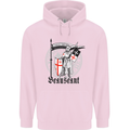 Knights Templar St Georges Day Beauseant Childrens Kids Hoodie Light Pink