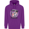 Knights Templar St Georges Day Beauseant Childrens Kids Hoodie Purple